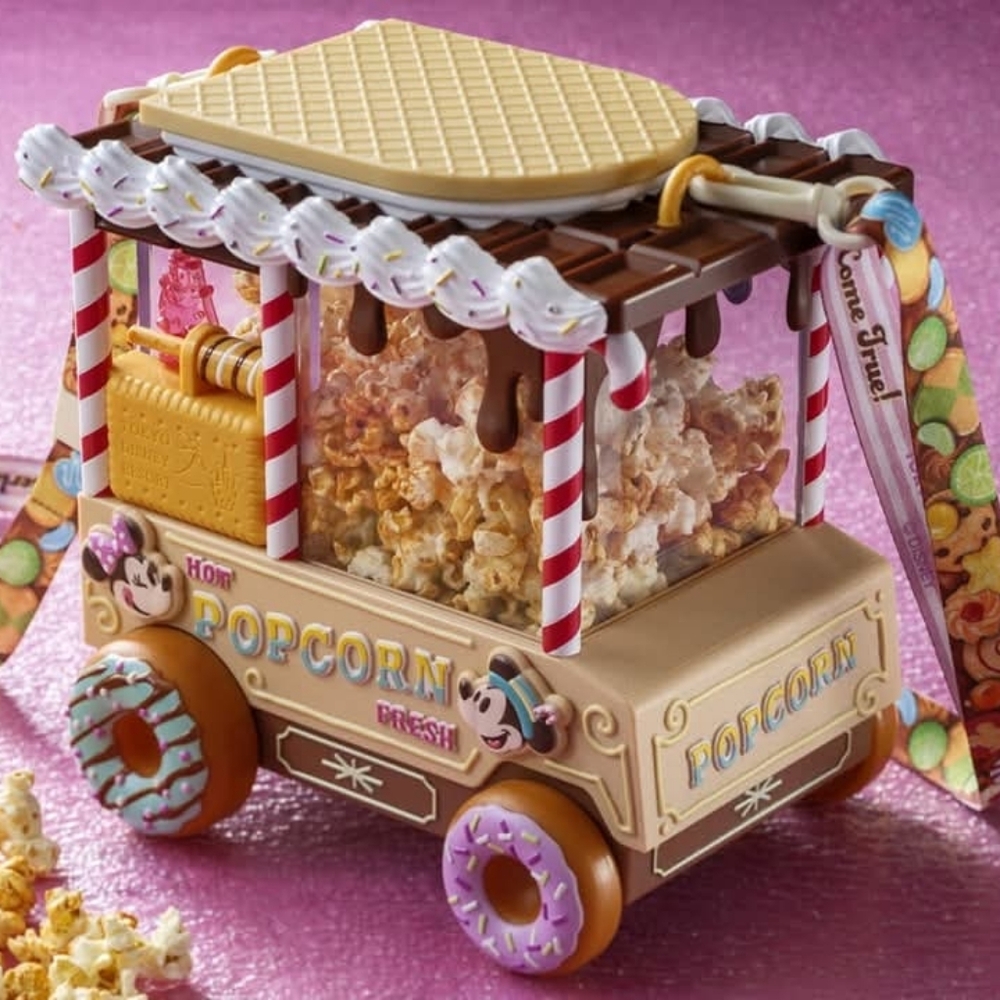 Disneyland Tokyo Exclusive Kawaii Popcorn Cart Popcorn Bucket